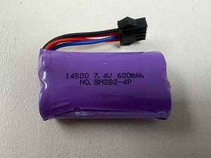 Rc Cars: Li-ion Battery 7.4V 600mAh
