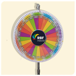 Products: Floor Standing Spinning Wheel 80cm Ranford Bingo NZ