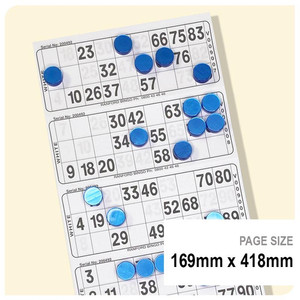 Large Session Housie Tickets 6up x 500 Ranford Bingo NZ
