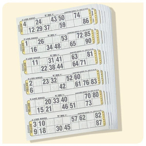 Twoline Bingo (Teno) Singles Ranford Bingo NZ