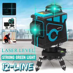 Best Seller: Hot Infrared Level Laser Level 12 Lines 3D Self-Leveling 360 Horizontal And Vertical Cross Super Powerful Green Laser Beam Line