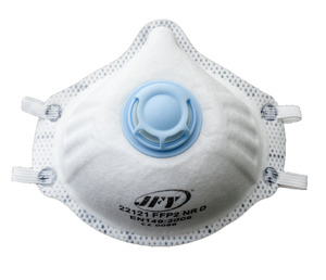 Dust Masks: Disposable P2 Valved Active Carbon Dust Mask Box of 12