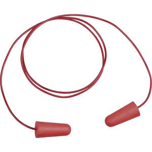 Ear Plugs: Corded Disposable Foam Earplugs