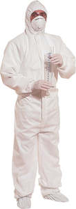Work Clothing: DELTATEK 6000 Disposable Hooded Overall
