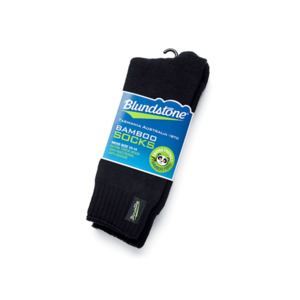 Work Socks: BLUNDSTONE Bamboo Black Socks