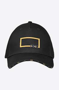 Accessories: RG Print Baseball Cap - Black