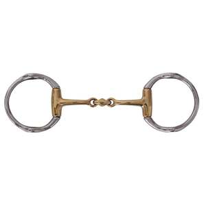 Bits: German Silver Eggbutt Gag with Lozenge