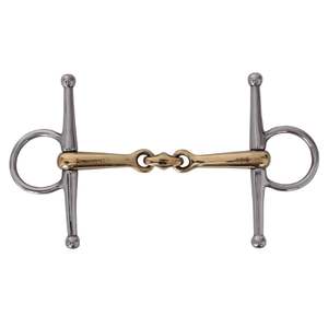 Bits: German Silver Full Cheek with Lozenge