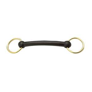 Bits: Brass Ring Nylon Snaffle