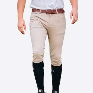 Clothing: Men's Box Pleat Competition Breeches - Beige
