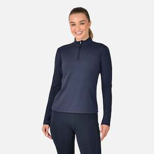 Casual: Brushed Fitted Base Layer Riding Top - Navy