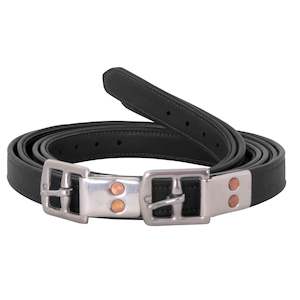 Tri-bond 25mm Stirrup Leathers - Black