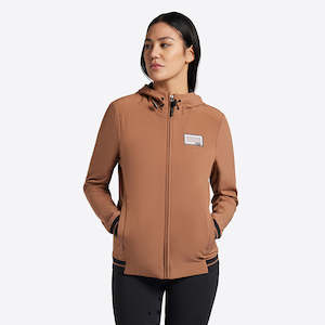 Hooded Softshell Jacket - Rust