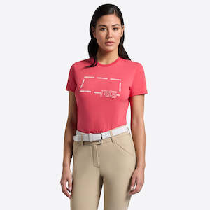 Clothing: Cotton T-Shirt - Fuchsia