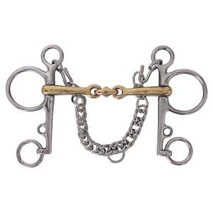 Bits: German Silver Pelham with Lozenge