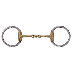 German Silver Eggbutt Gag with Lozenge