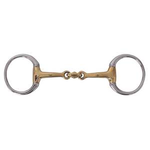 Bits: German Silver Eggbutt with Lozenge