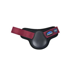 Leg Protection: Tough-Tec Prime Fetlock Boots - Black/Burgundy