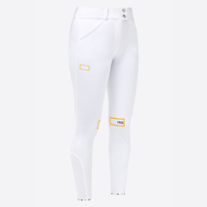 High Waist Riding Breeches - White