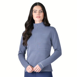 Casual: Copper 1/2 Zip Long Sleeve - Slate Blue