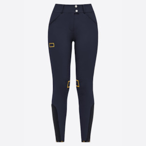High Waist Full Grip Breeches - Navy