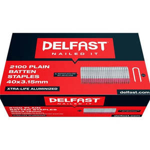 Fencing Hardware: DELFAST GALV FENCE PHEUMATIC BATTEN STAPLES