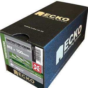 ECKO CONSTRUCTION SCREW COUNTERSUNK GALV