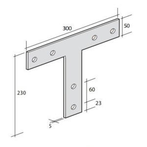 T BRACKET GALV