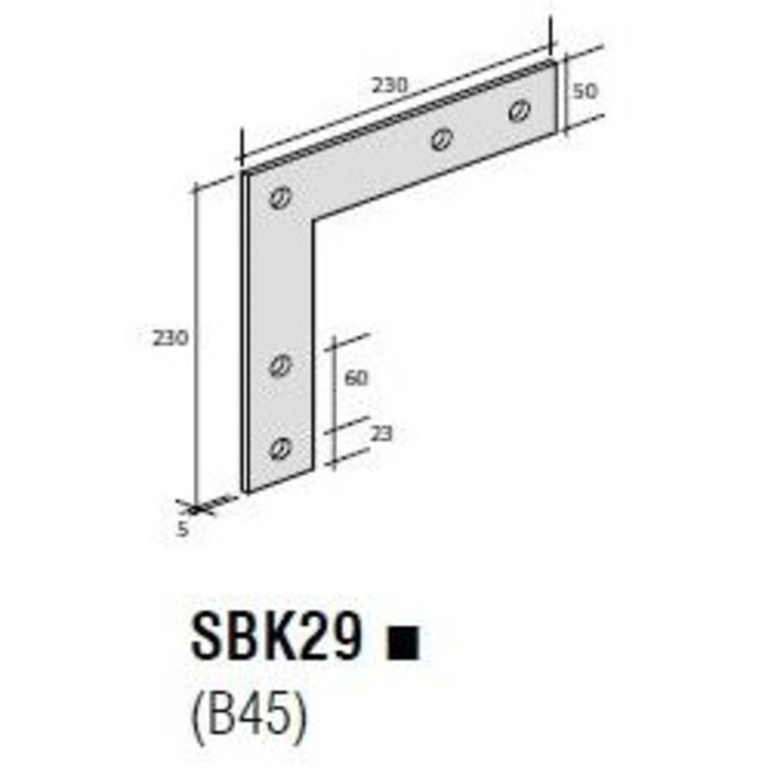 Coach Bolt Nut: L  BRACKET