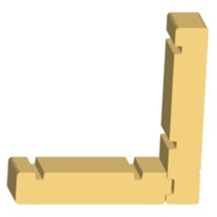 Timber Mouldings Trims Exterior: BOX CORNER MALE 78x18 FJ H3.1 PRIMED 5.4M