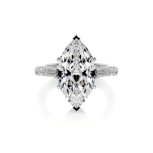 Trilogy Engagement Rings Nz Australia: 5ct Marquise Three Stone Diamond Engagement Ring