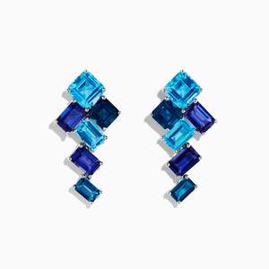 Nevaeh - Blue Topaz Earrings