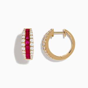 Billie - Ruby Earrings