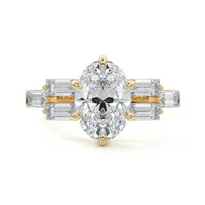 Oval Engagement Rings Unique Bespoke Design