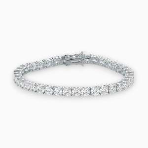 Natural Earth Mined Diamond Nz: Tennis Bracelet - Natural Diamond