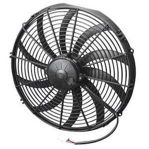 Spal Cooling Fans: Spal electric fan - 12v - 16" - h/duty - skew blades - puller