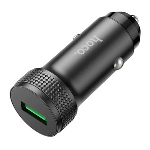 Hoco 18W Aluminum USB Car Charger W/ QC 3.0 (Z49A) rapid tech solutions