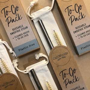 Kitchen: CaliWoods Re-Usable Straws To-Go Pack