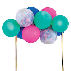 Kids Baby: BLUE TEAL BALLOON CAKE TOPPER