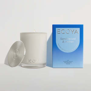400G SANDALWOOD & AMBER CANDLE