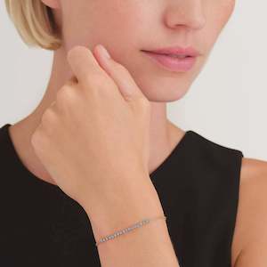 Jewellery 1: LIGHT SAPPHIRE TENNIS BRACELET