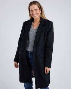 Elm: BLACK TAMSIN COAT