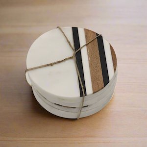 Le Forge: MARBLE WOOD COASTERS