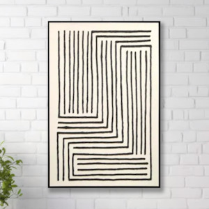Stoneligh Roberson: AZTEC LINES CANVAS