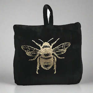 Le Forge: BLACK VELVET BEE DOORSTOP