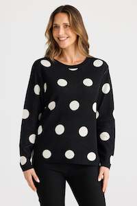 Brave True: POLKA DOT PETRA KNIT