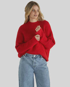 Fate Becker: RED ROMEE KNIT