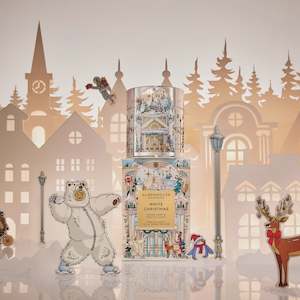 380g White Christmas Candle