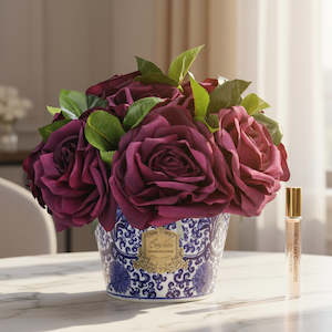 Cote Noire Vintage Red Peonies