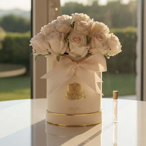 Cote Noire Hat Box Bouquet Blush